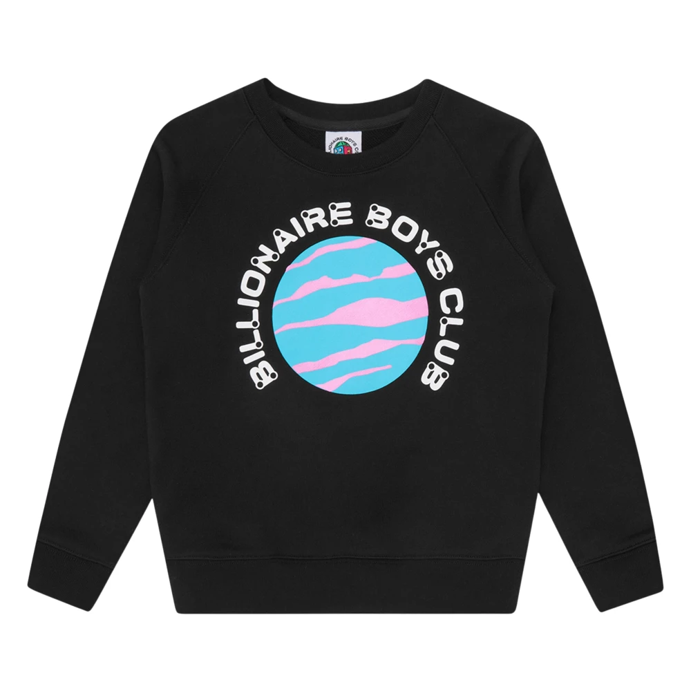 Billionaire Boys Club Planet Sweatshirt - Male - Kids Sweatshirts - Black - 6 Y - Kids