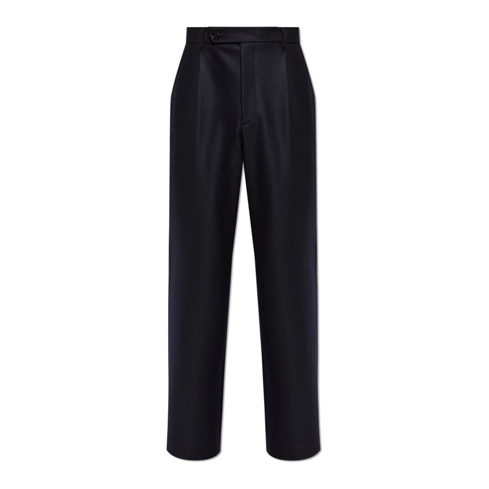 Jil Sander - Pantalones De Lana - Trousers - Hombre - Azul - Xl