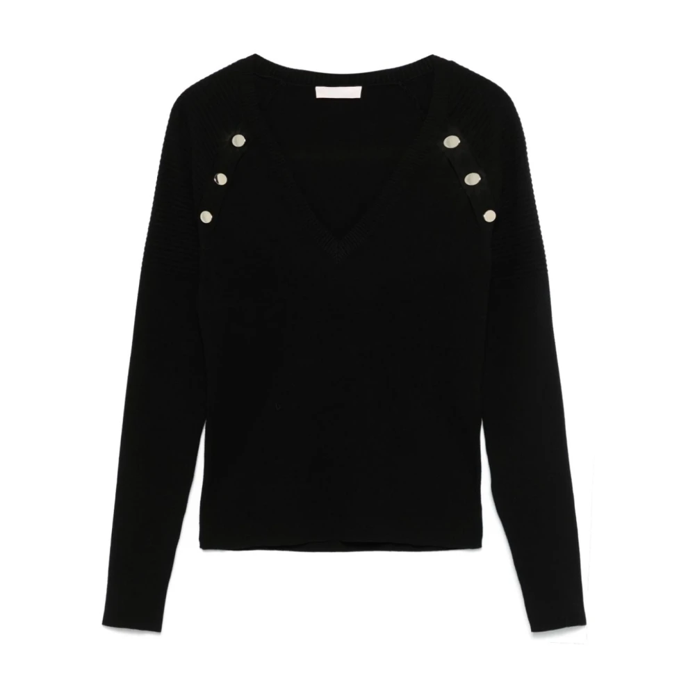 Liu Jo Zwarte Sweater Collectie Black Dames