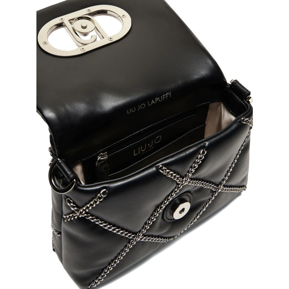Liu Jo Zwarte Schoudertas Elegant Mode Accessoire Black Dames