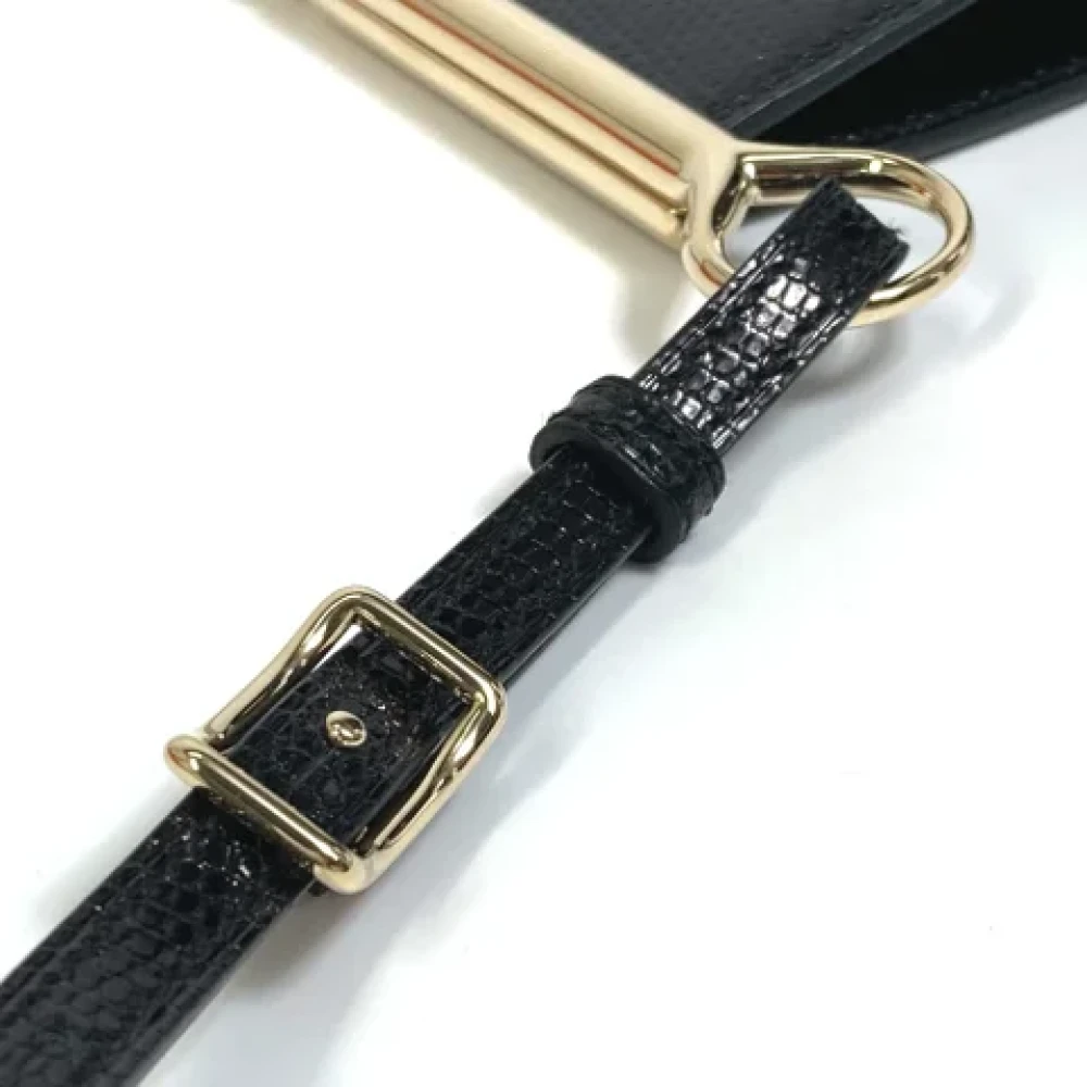 Hermès Vintage Pre-owned Fabric shoulder-bags Black Dames