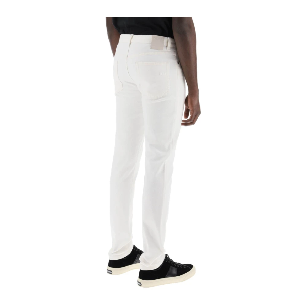 Ermenegildo Zegna Klassieke Denim Jeans voor Mannen White Heren
