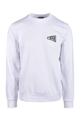 Bomullsblandad sweatshirt