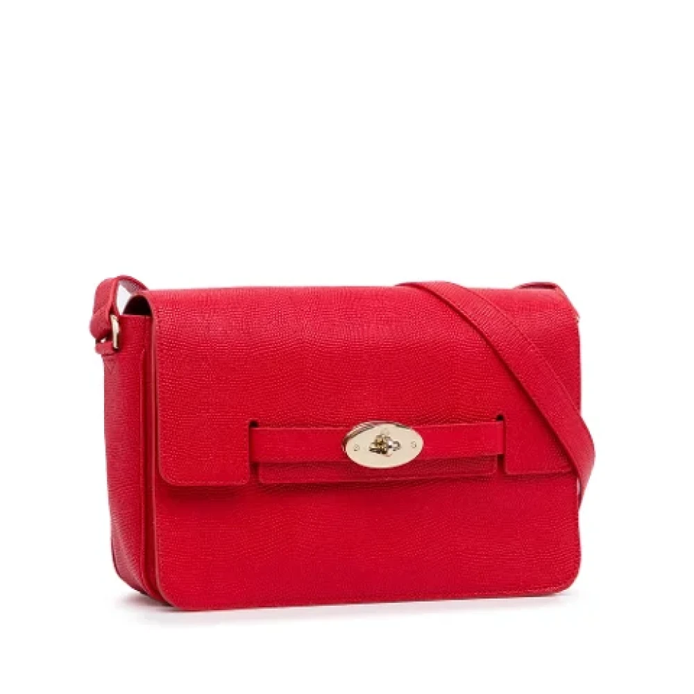 Mulberry Pre-owned Leather shoulder-bags Red Dames