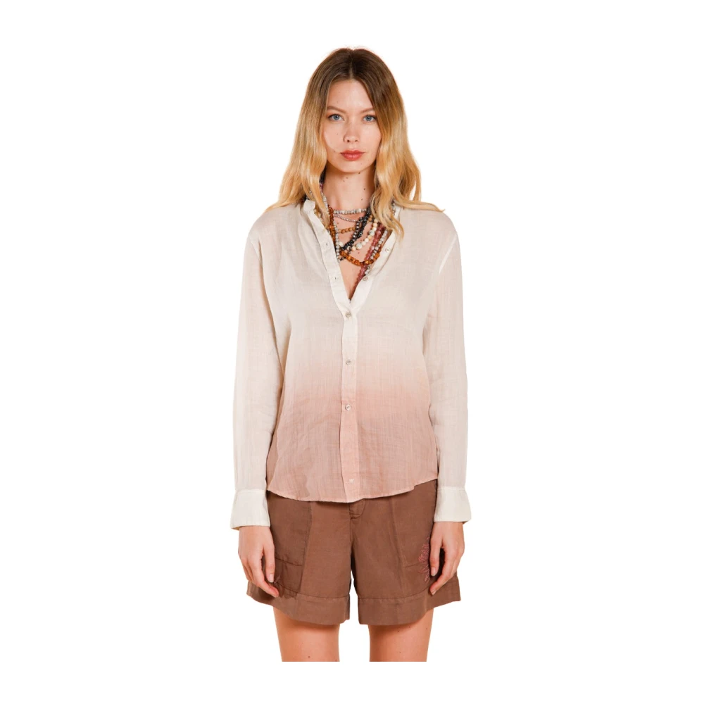 Mason's Pink Shirts, Female, Xs, Delhi Long-Sleeve Shirt