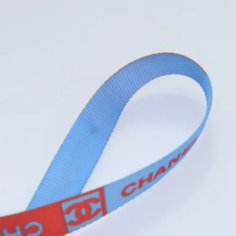 Chanel Vintage Pre-owned Nylon home-office Blue Dames