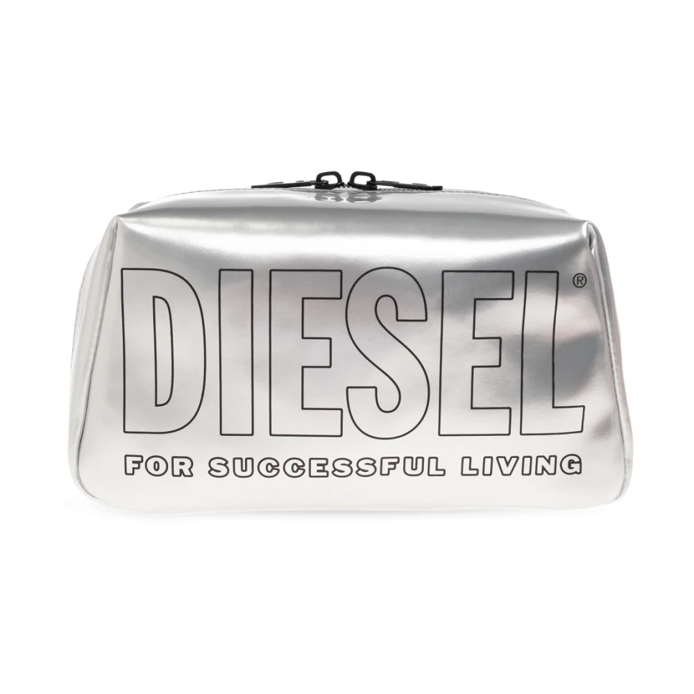 Diesel Unisex Grigio Borse, Taglia Unica, New,