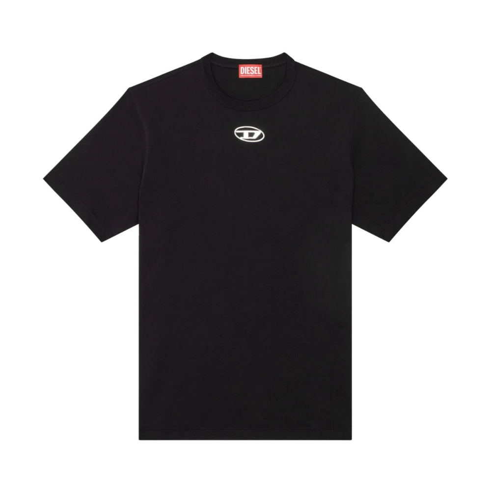 Diesel Black T-Adjust-Od T-Shirt With Stylish Design - Male - T-Shirts - 2XL - Tops