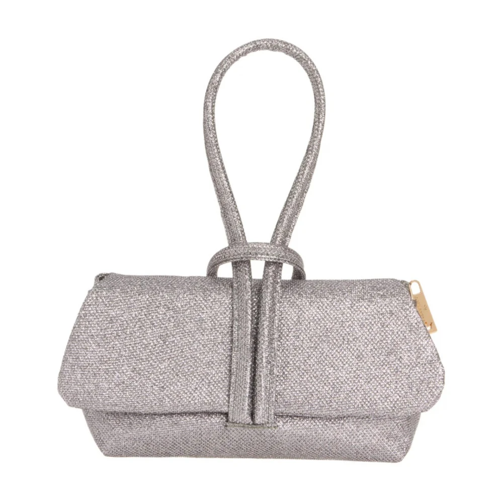 La Milanesa Astra Mixed Mesh Handtas Gray Dames