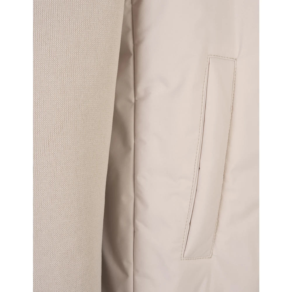 Hugo Boss Gewatteerd Performance Jack in Bruin Brown Heren