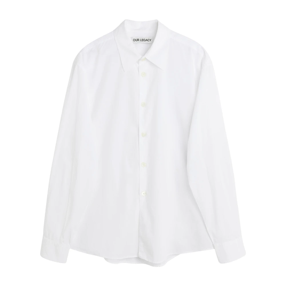 Our Legacy Classic Long-Sleeve Shirt - Male - Casual Shirts - White - L - Shirts - Image 3