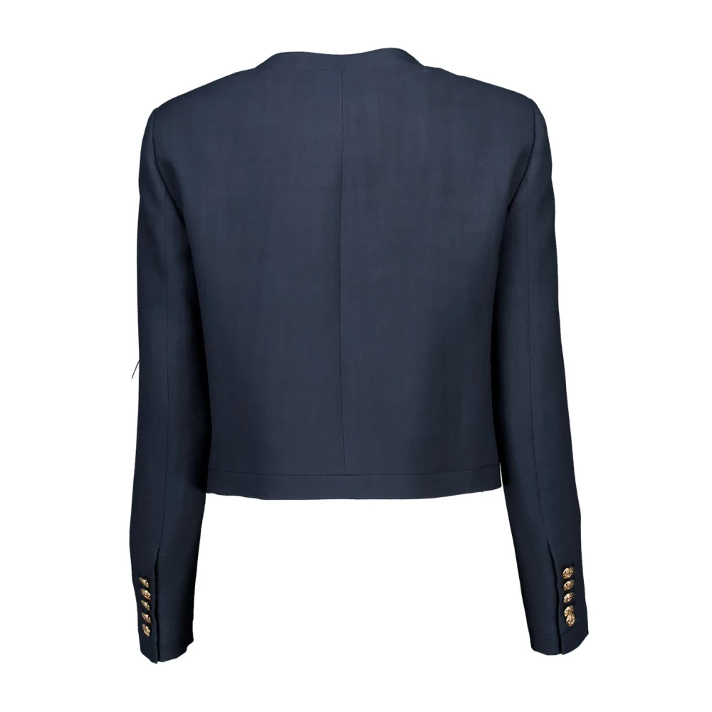 Seafarer Kelly Lichtgewicht Viscose Jas Blue Dames
