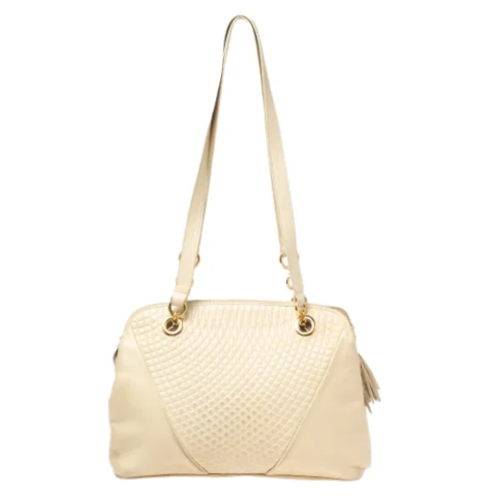Bally Pre-owned Leather shoulder-bags Beige Dames