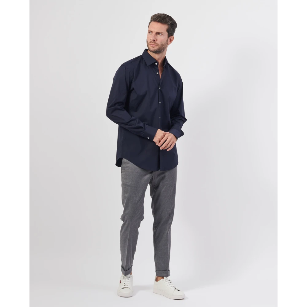 Hugo Boss Blauw Stijlvol Shirt Blue Heren