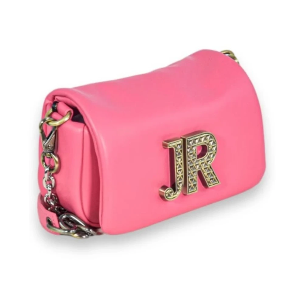 John Richmond Dames Schoudertas Modieuze Stijl Pink Dames