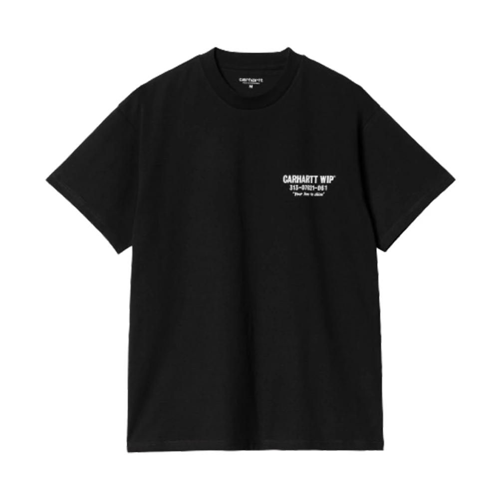 Carhartt WIP Less Troubles Zwart T-Shirt Black Heren