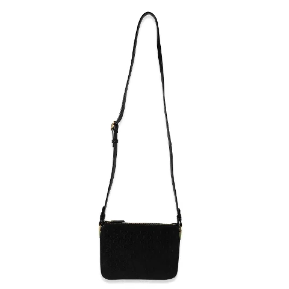 Yves Saint Laurent Vintage Pre-owned Suede crossbody-bags Black Dames