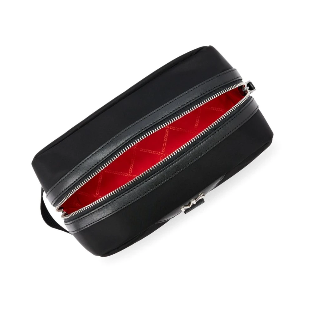 Michael Kors Zwarte nylon polsband tas Black Heren