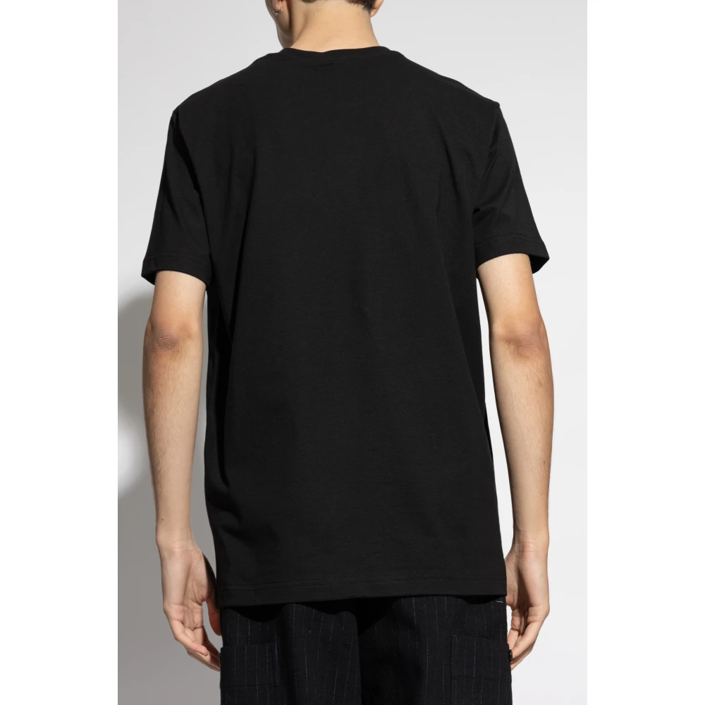Iceberg T-shirt met logo Black Heren