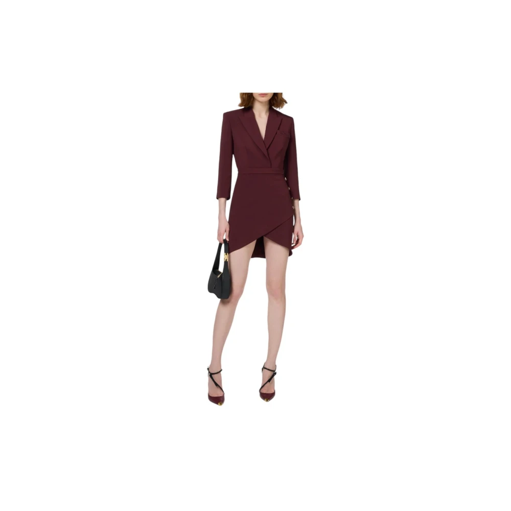 Elisabetta Franchi Elegante Jurk voor Speciale Gelegenheden Red Dames