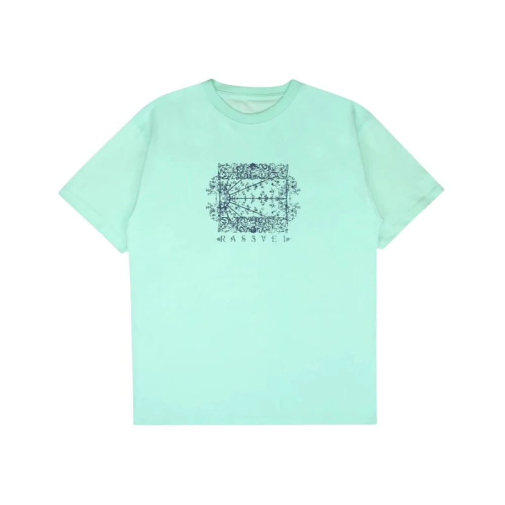 Rassvet Logo Gate Tee Shirt Green Heren