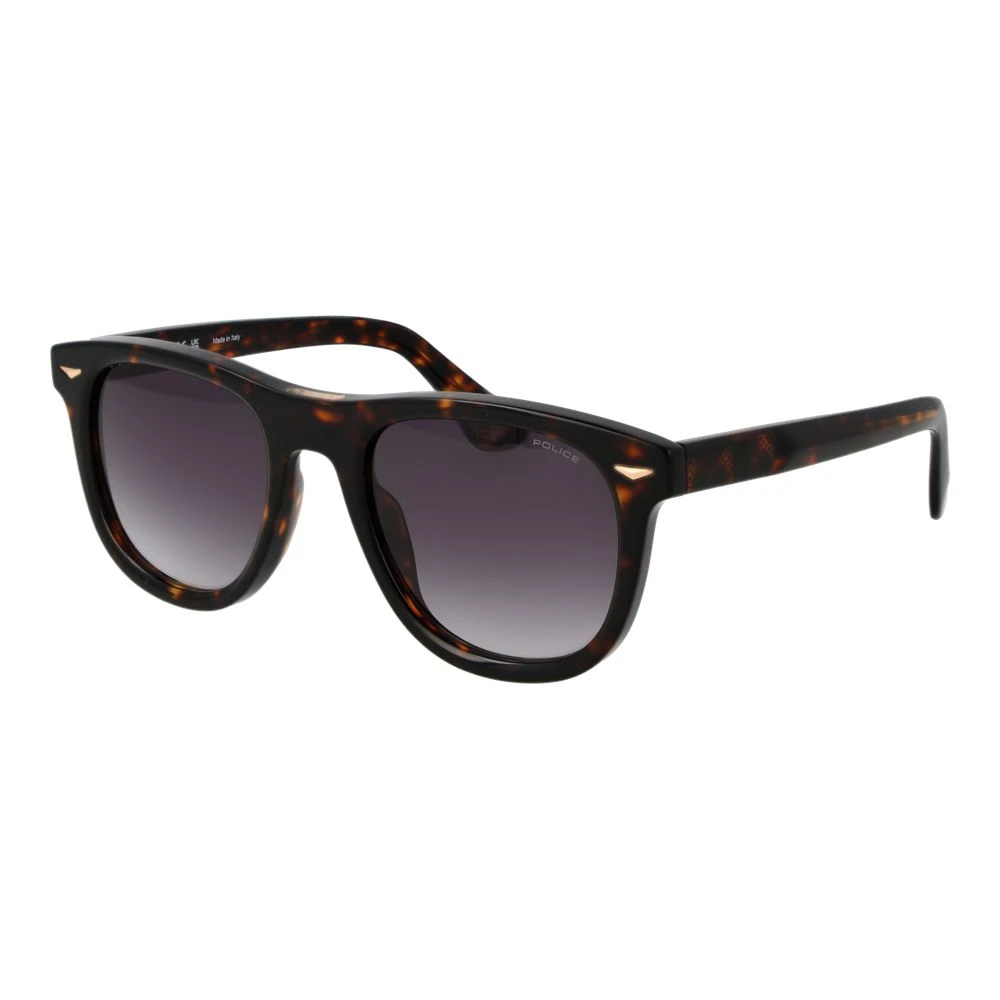 Police Men's Brown Sunglasses, One Size, Cellulose Acetate Sunglasses