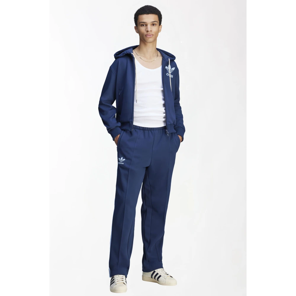 Adidas Nylon Trackpants in Conavy Blue Heren