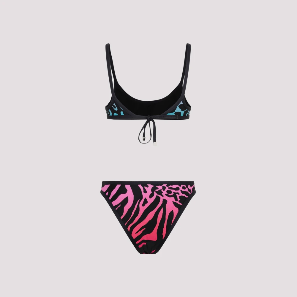 The Attico Animalier Bikini Multicolor Gradiënt Effect Multicolor Dames