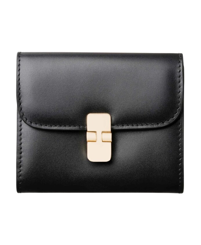 porte-monnaie-en-cuir-noir-avec-fermoir-dore