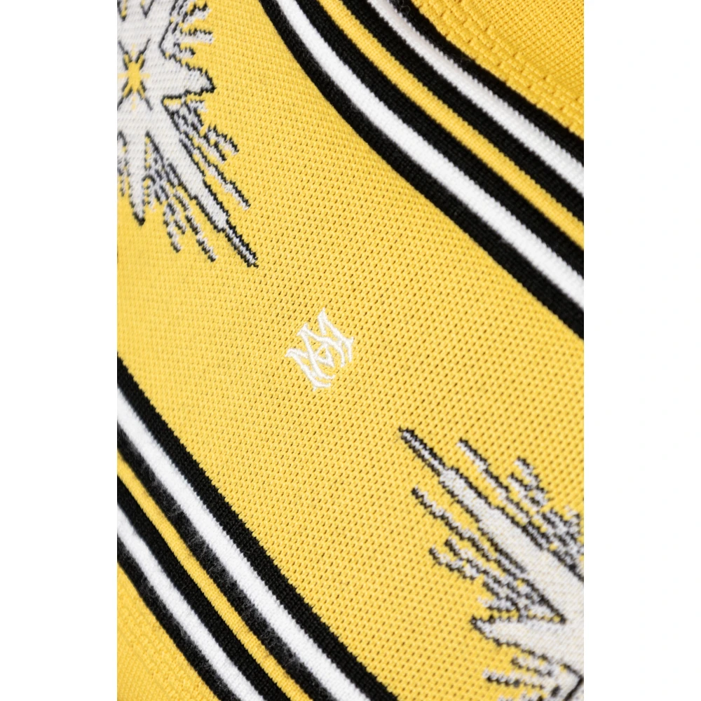 Amiri Kortmouw Cardigan Yellow Heren