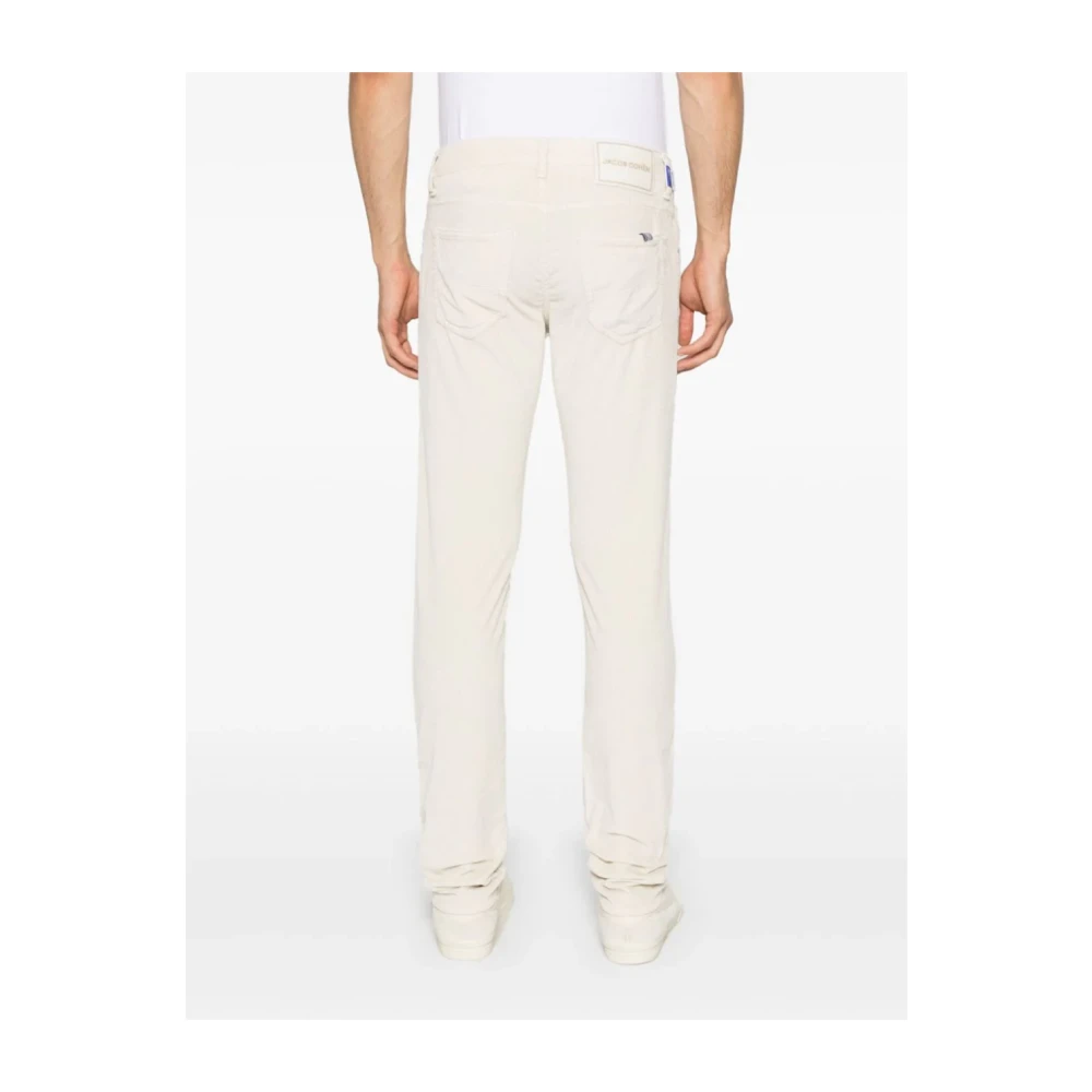 Jacob Cohën Sage Green Corduroy Broek Green Heren