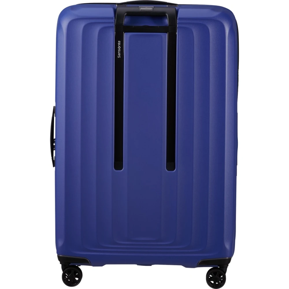 Samsonite Blauwe Trolley Koffer met Schokabsorberende Wielen Blue Heren