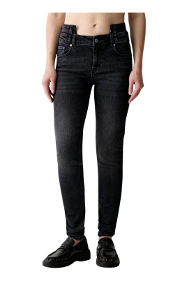 Whiskered Skinny Jeans