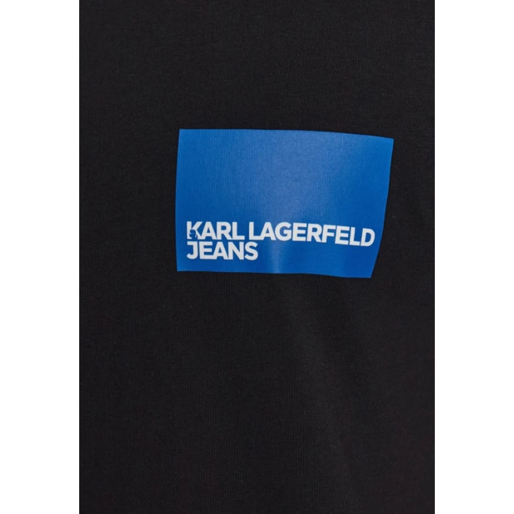 Karl Lagerfeld Heren Regular Logo Tee Black Heren