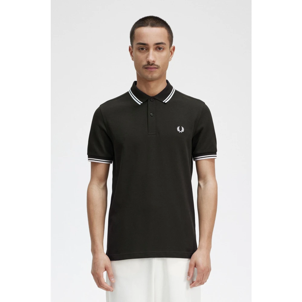 Fred Perry Polo Shirts Green Heren