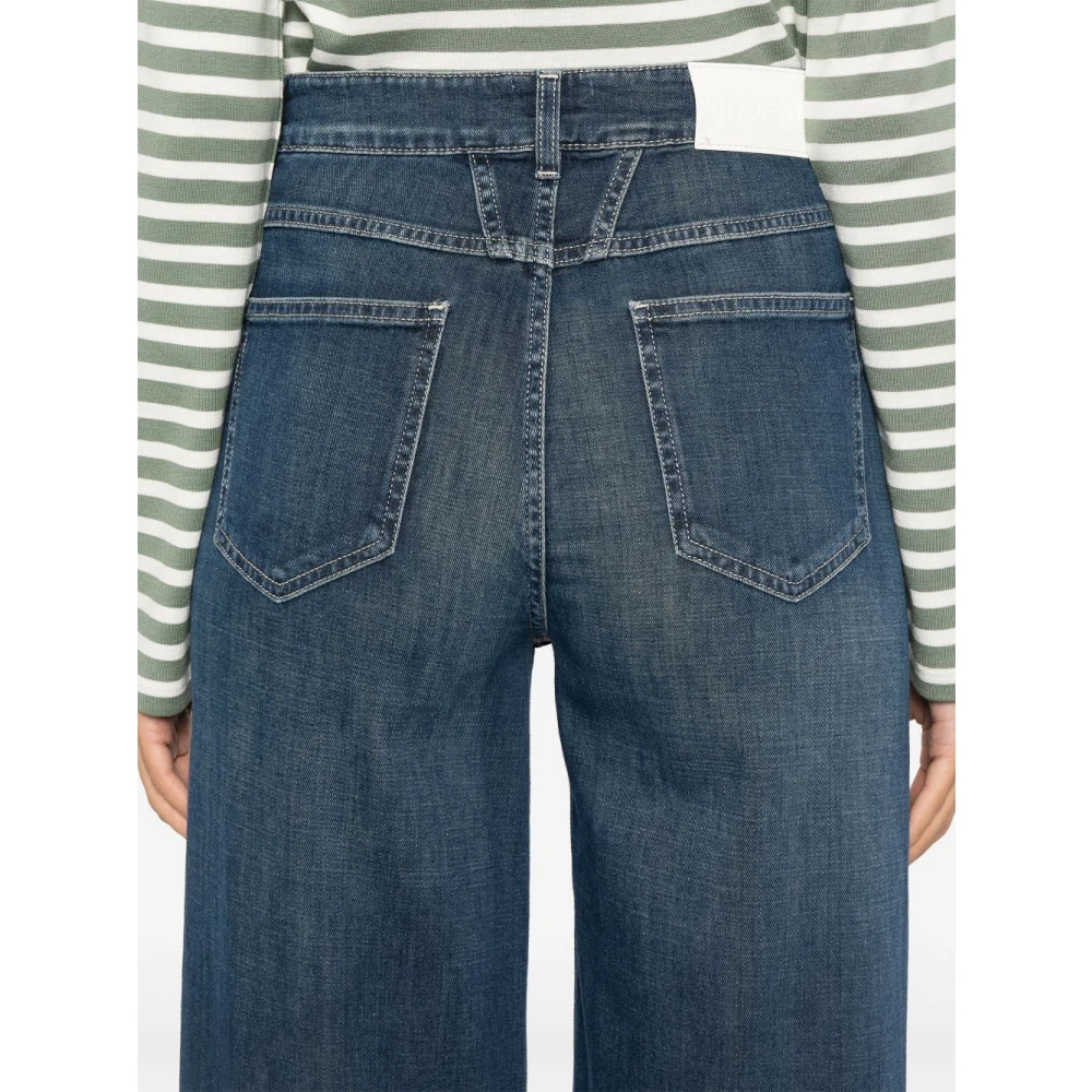 closed Indigo Blauwe Klassieke Vijf Zak Jeans Blue Dames