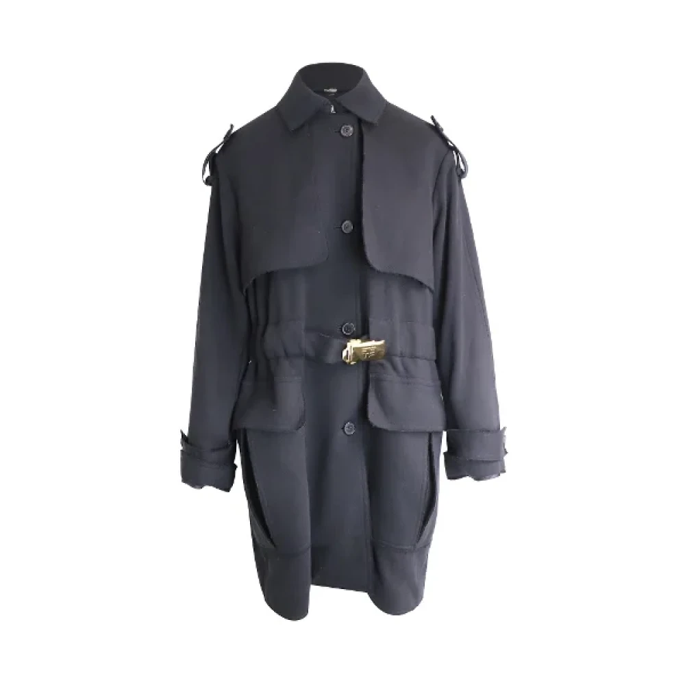 Tom Ford Pre-owned Cotton outerwear Black Dames