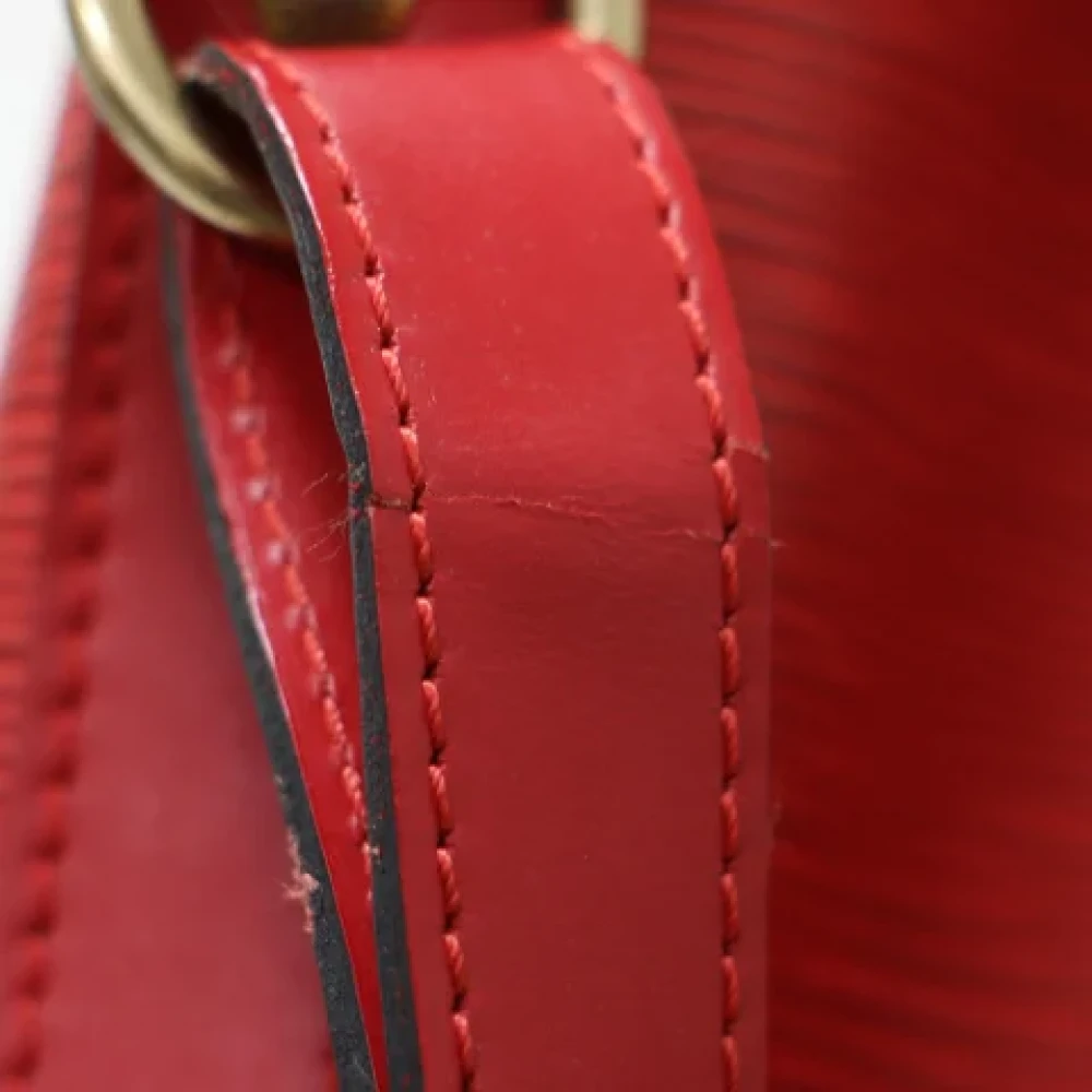 Louis Vuitton Vintage Pre-owned Leather louis-vuitton-bags Red Dames