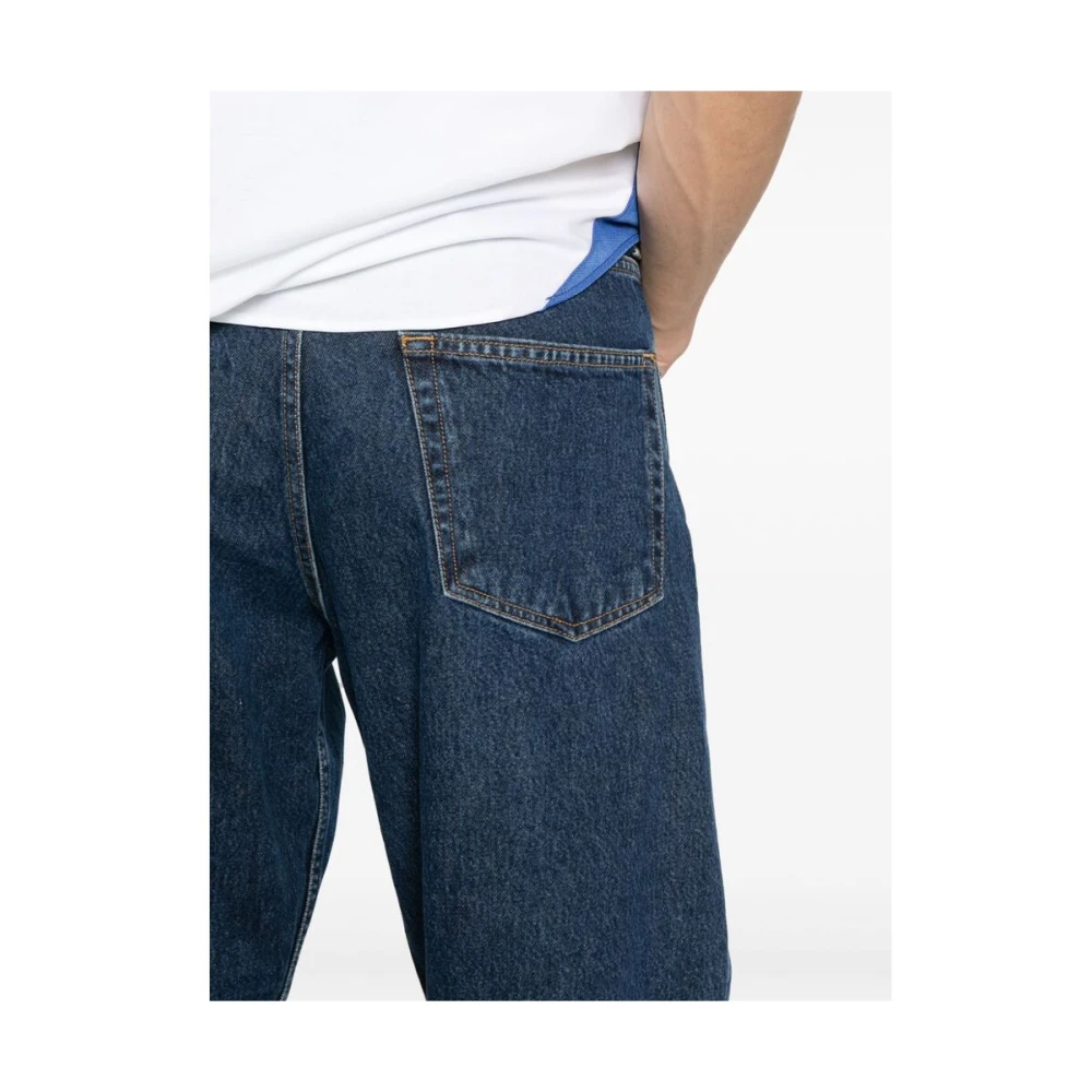 Sunflower Indigo Blue Denim Straight Leg Jeans Blue Heren