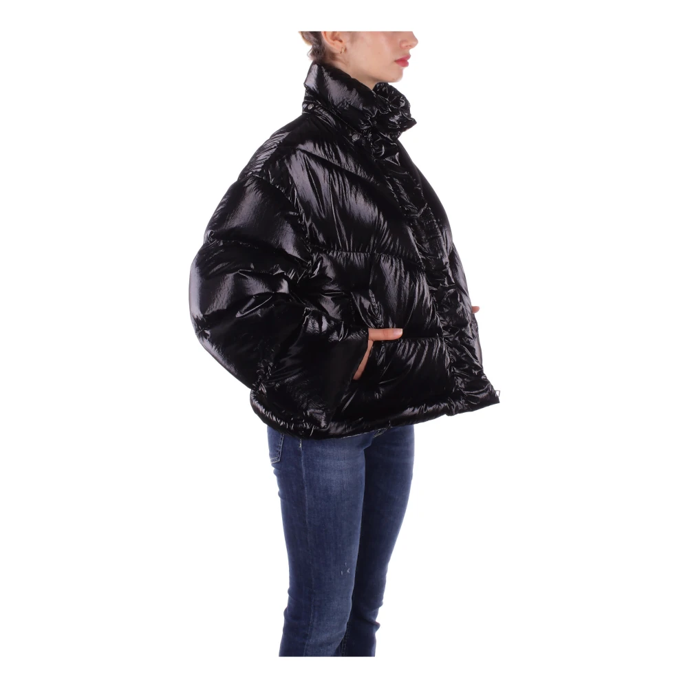 add Zwarte hoodie met ritssluiting Black Dames