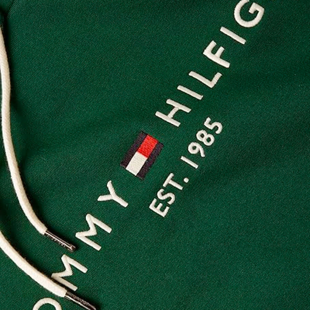 Tommy Hilfiger Groene Sweater Katoen Polyester Mix Regular Fit Green Heren