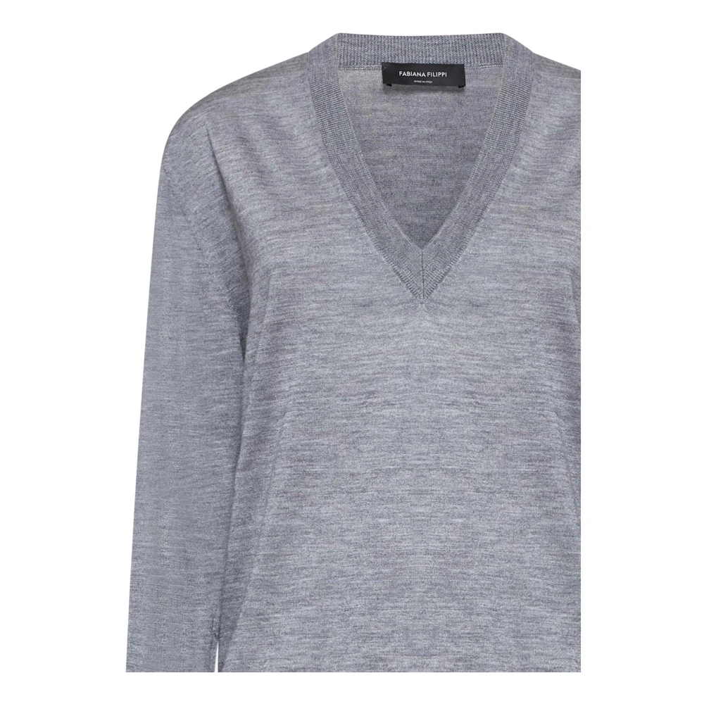 Fabiana Filippi Elegante Breicollectie Gray Dames