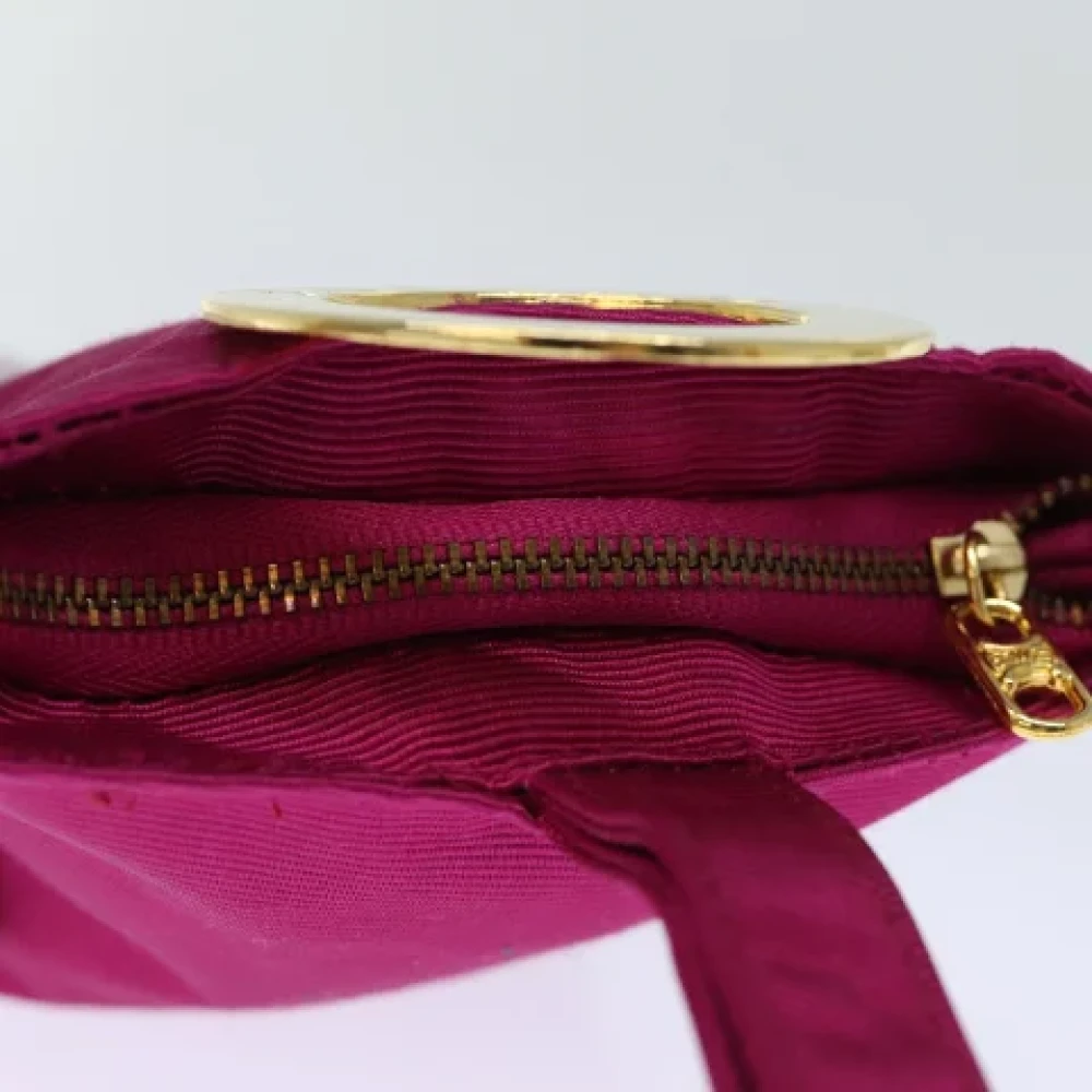 Celine Vintage Pre-owned Nylon pouches Pink Dames