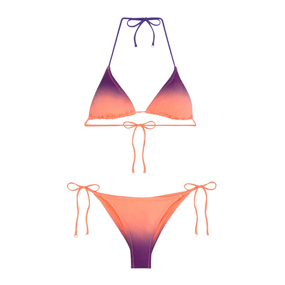F**k Verstelbare Driehoek Bikini Set Visionary Dose Multicolor Dames