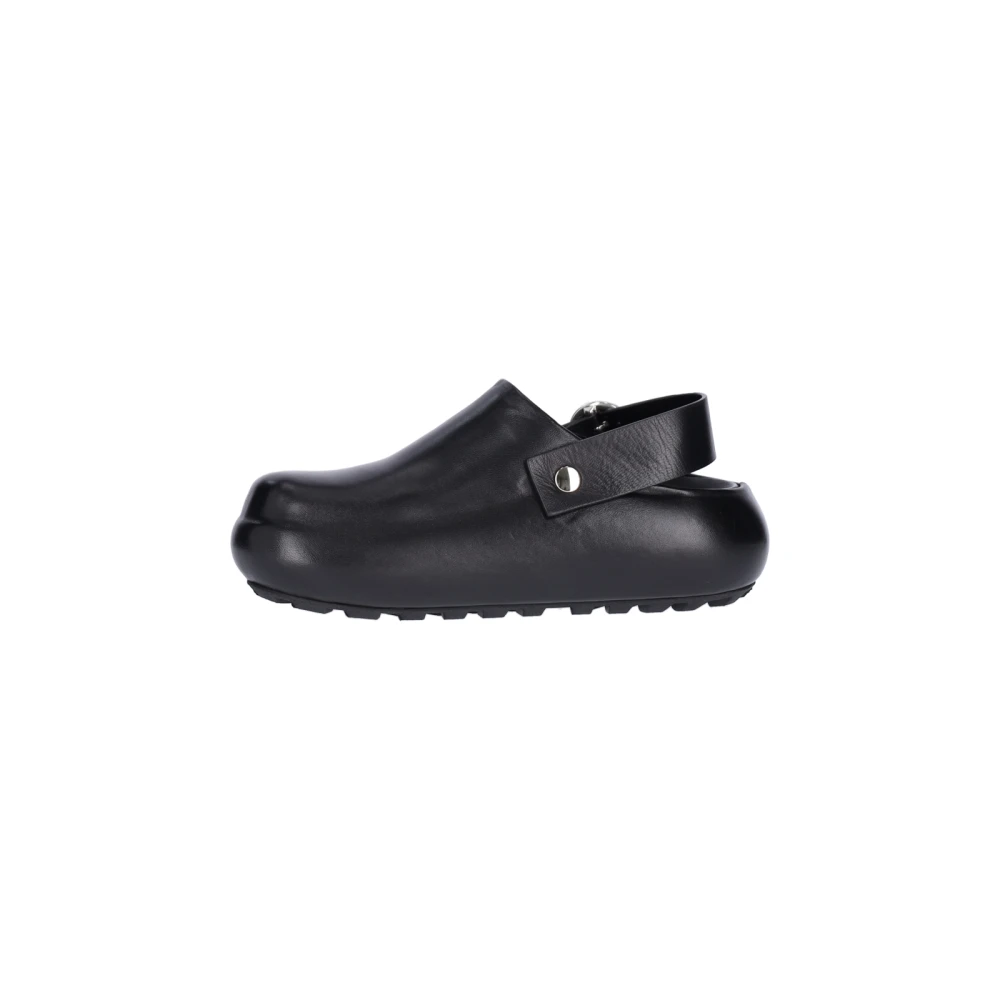 Jil Sander Zwarte Sandalen Stijl Model Naam Black Dames