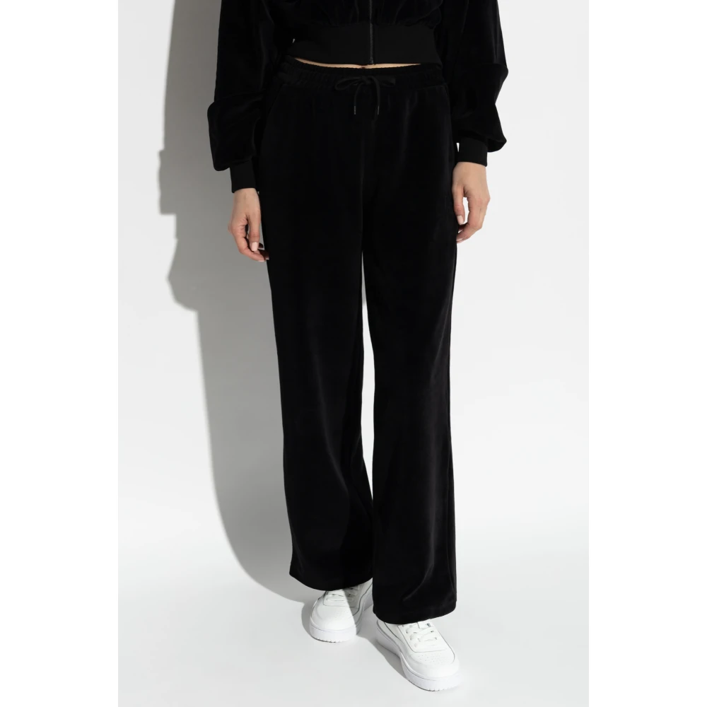 AllSaints Velours joggingbroek Vin Black Dames