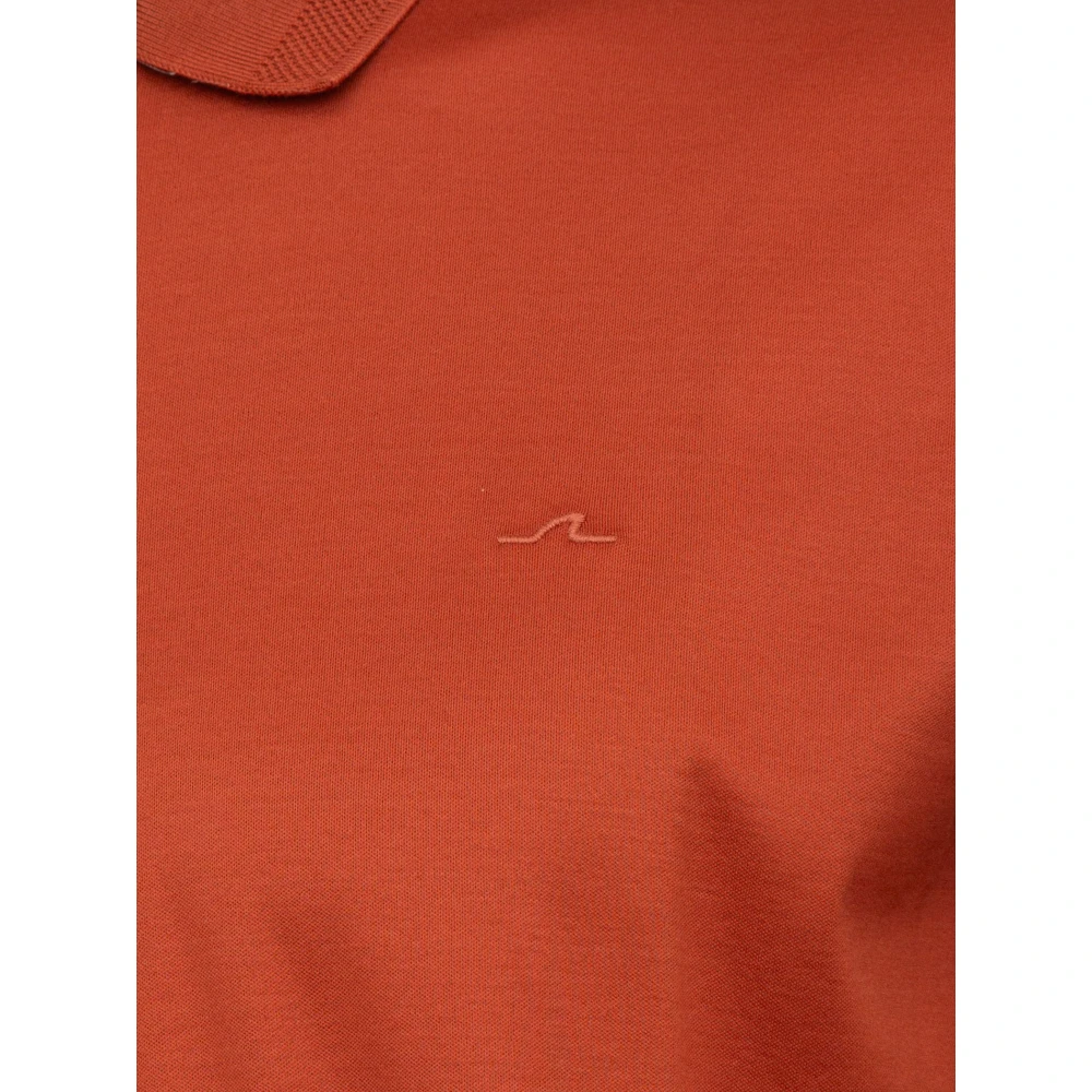 PAUL & SHARK Katoenen Polo Shirt Roest Brown Heren
