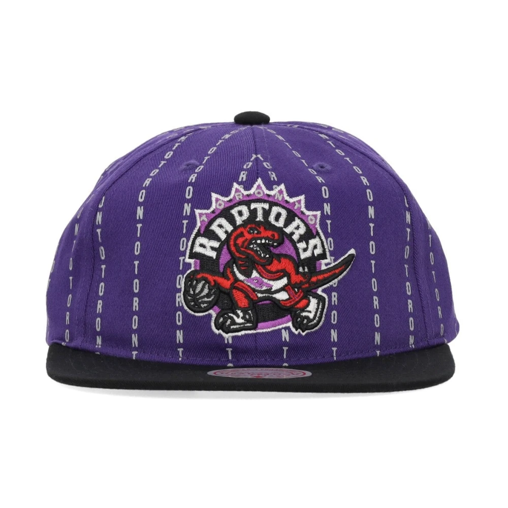 Mitchell & Ness NBA City Pinstripe Cap Purple Heren