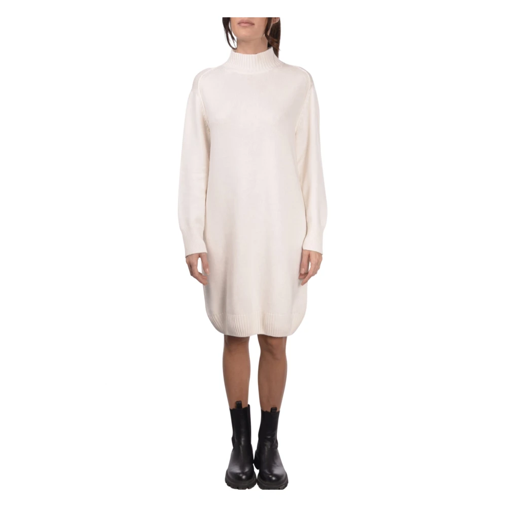 Gran Sasso Elegante Jurk Abitino Beige Dames