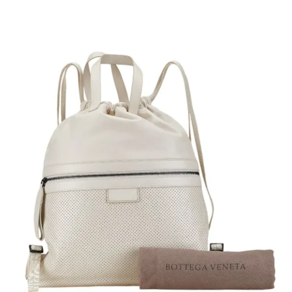 Bottega Veneta Vintage Pre-owned Leather shoulder-bags White Dames